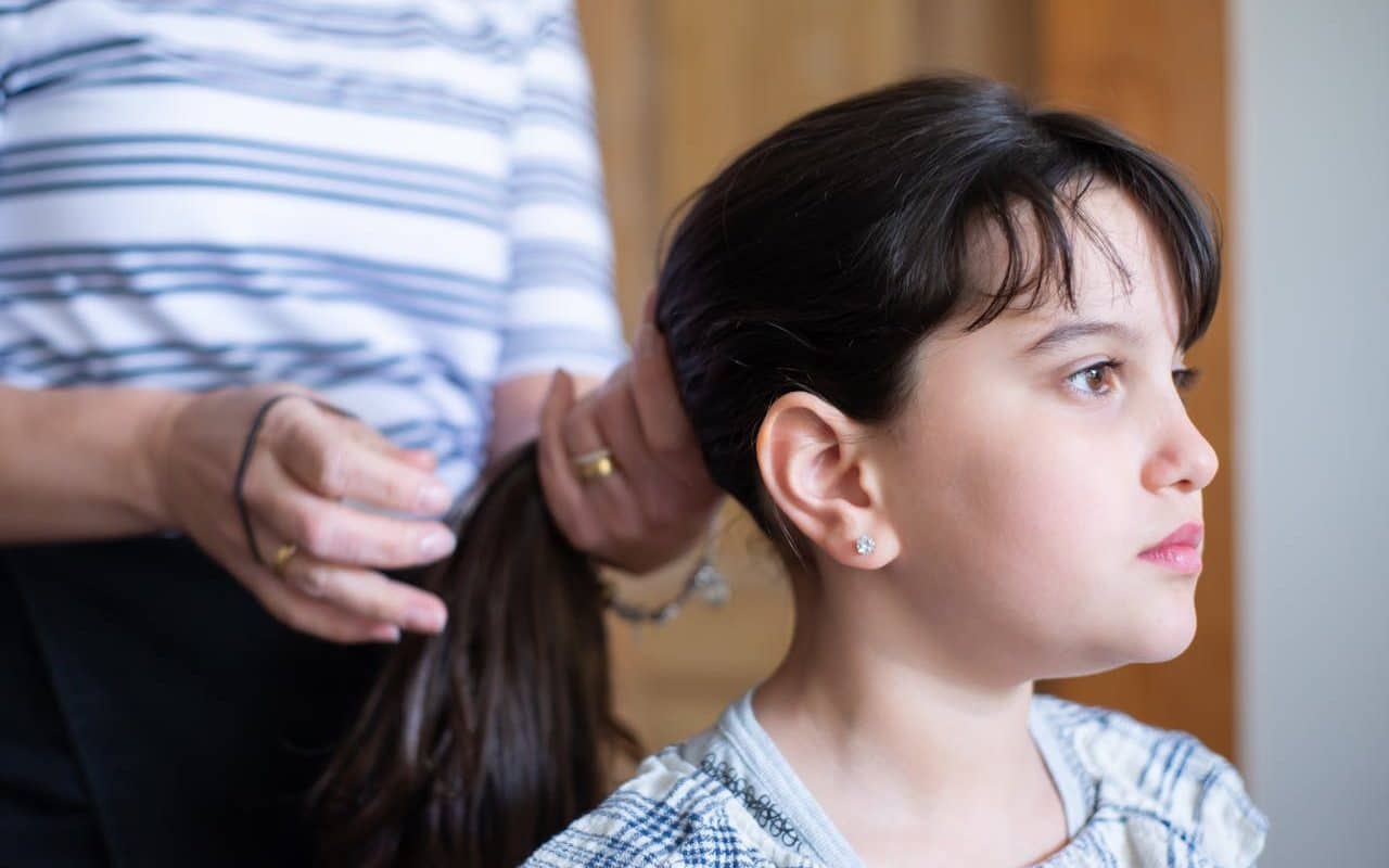 Coiffure pour petite fille