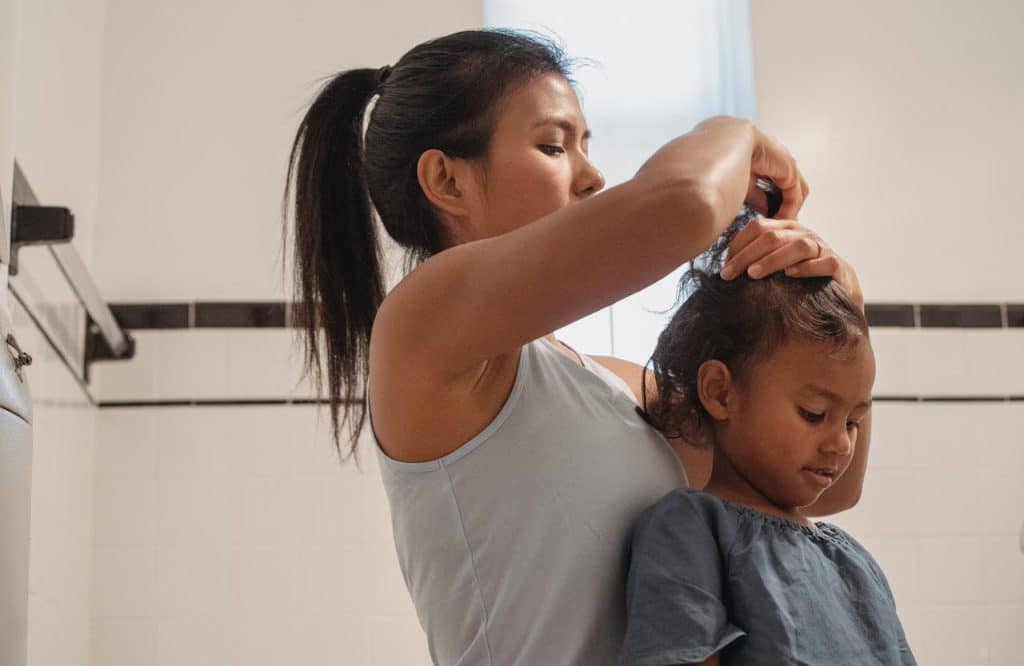 Coiffure pour petite fille 