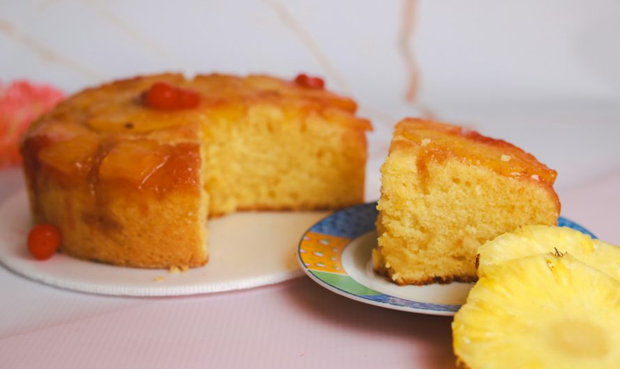 Recette de gâteau ananas caramélisé et fondant